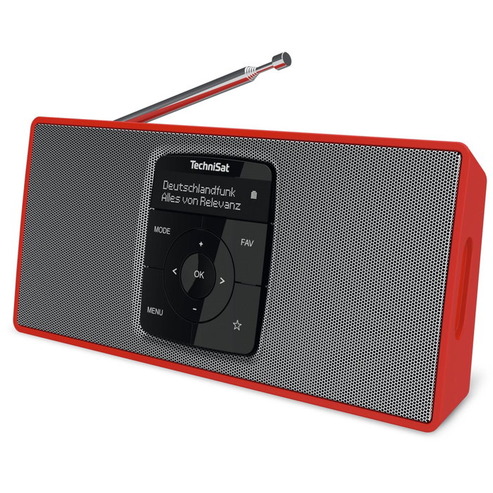 Technisat DigitRadio 2 S rouge/argent Technisat DigitRadio 2 S rouge/argent