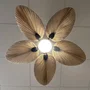 Farelek Ventilateur Plafonnier Makani 132 cm avec Éclairage LED 18 W - Ventilateur et Lumière, Diffusion d'Air Homogène pour Grands Espaces