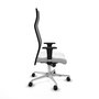 Piqueras y Crespo Chaise de Bureau Albacete Blanc et Noir