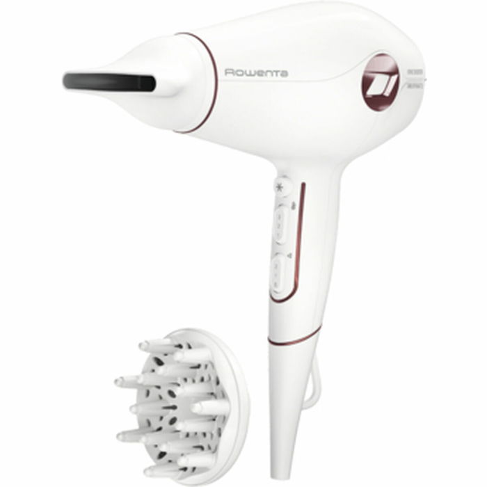 Sèche-cheveux Rowenta CV6135 HIBIDRO VOLUMIZER Blanc 1800 W Sèche-cheveux Rowenta CV6135 HIBIDRO VOLUMIZER Blanc 1800 W