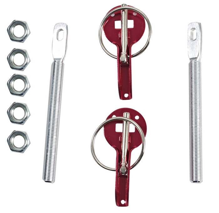 OCC Motorsport Kit De Fermeture Capot Rouge Occrc001