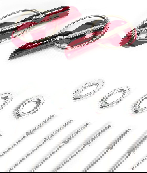 OCC Motorsport Kit De Fermeture Capot Rouge Occrc001