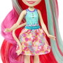 Mattel Enchantimals - Poupée Glam Party Jirafa avec extension de cheveux, accessoires et animal de compagnie - Réf. Hnv29