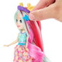 Mattel Enchantimals - Poupée Glam Party Jirafa avec extension de cheveux, accessoires et animal de compagnie - Réf. Hnv29