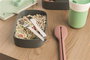 Berghoff 3950130 - Cuberterie de voyage compacte 3 pièces avec couverts et fourreau en silicone - Alternative durable aux couverts jetables - Lavable au lave-vaisselle