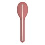 Berghoff 3950130 - Cuberterie de voyage compacte 3 pièces avec couverts et fourreau en silicone - Alternative durable aux couverts jetables - Lavable au lave-vaisselle