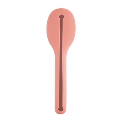 Berghoff 3950130 - Cuberterie de voyage compacte 3 pièces avec couverts et fourreau en silicone - Alternative durable aux couverts jetables - Lavable au lave-vaisselle