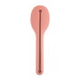 Berghoff 3950130 - Cuberterie de voyage compacte 3 pièces avec couverts et fourreau en silicone - Alternative durable aux couverts jetables - Lavable au lave-vaisselle