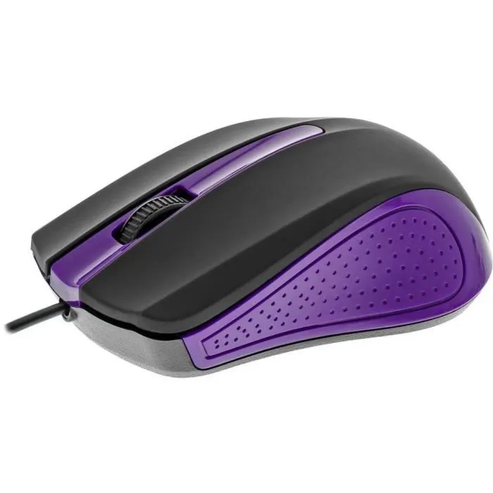Yenkee YMS 1015PE Souris Filaire avec 3 Boutons, Capteur Optique 1000 DPI, Surface Anti-Transpiration et Fil de 1,25 m - Violet Yenkee YMS 1015PE Souris Filaire avec 3 Boutons, Capteur Optique 1000 DPI, Surface Anti-Transpiration et Fil de 1,25 m - Violet