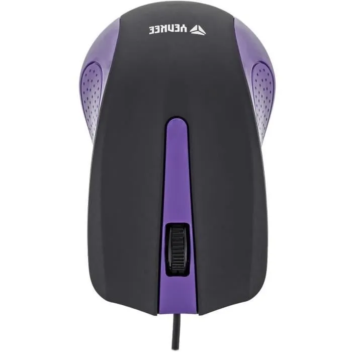 Yenkee YMS 1015PE Souris Filaire avec 3 Boutons, Capteur Optique 1000 DPI, Surface Anti-Transpiration et Fil de 1,25 m - Violet Yenkee YMS 1015PE Souris Filaire avec 3 Boutons, Capteur Optique 1000 DPI, Surface Anti-Transpiration et Fil de 1,25 m - Violet