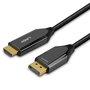 Lindy Câble adaptateur actif DisplayPort vers HDMI 8K 60Hz / 4K 120Hz HDR, 1 mètre - Compatible AMD Eyefinity et audio multicanaux