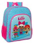 Safta Mochila Junior Adapt.Carro Lol Surprise "Divas" 32x38x12 cm, sac à dos pour enfant de 3 à 99 ans