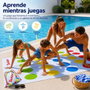 JugaToys Toalla Juego Twister en mochila y ruleta impermeable, 100x100cm