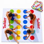 JugaToys Toalla Juego Twister en mochila y ruleta impermeable, 100x100cm