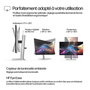 HP Écran QHD Series 7 Pro 27 pouces 727pq - Écran PC créatif IPS Black, 98% P3, HDR 400, USB-C, ajustable