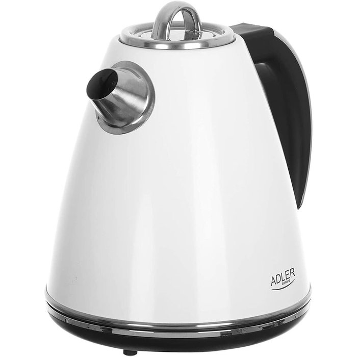 Adler Bouilloire AD 1341 Blanc Acier inoxydable 1,5 L