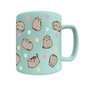 Pyramid - Mug tasse à couverture en peluche Pusheen 440 ml, céramique, compatible micro-ondes et lave-vaisselle