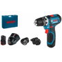 Bosch Professional GSR 12V-15 FC Perceuse-visseuse avec 2 batteries 2,0Ah et chargeur