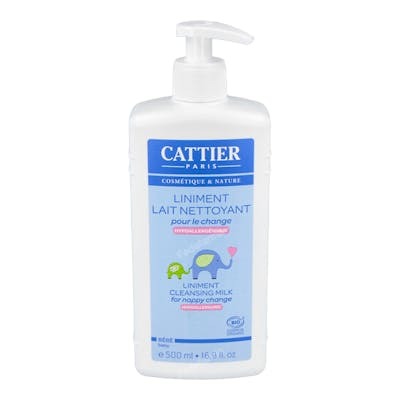 Cattier Liniment pour le change du bébé 500 ml - Soin nettoyant et protecteur Cattier Liniment pour le change du bébé 500 ml - Soin nettoyant et protecteur