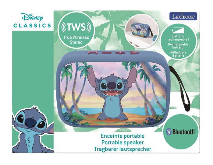 Lexibook Enceinte Bluetooth portable Stitch