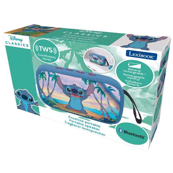 Lexibook Enceinte Bluetooth portable Stitch