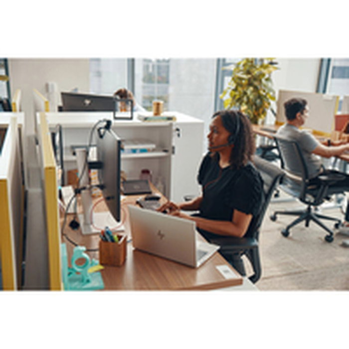 Casques avec Microphone Poly 8X228A6 Noir Rouge Casques avec Microphone Poly 8X228A6 Noir Rouge