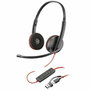 Casques avec Microphone Poly 8X228A6 Noir Rouge
