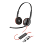 Poly Blackwire 3220 Micro-casque Stéréo USB-C Noir
