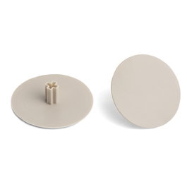 HERRAJES ALK Tapa embellisseuse Allen 6 ø40mm pivot de 8mm finition sable