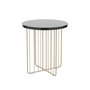 Vinthera Table d'appoint en acier Moa Doré 44x47,8 cm