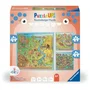 Ravensburger Puzzle Up! Histoire - 3 Puzzles Éducatifs pour Enfants avec Pièces Croissantes - Développe la Motricité Fine, la Concentration et la Persévérance