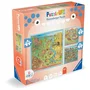 Ravensburger Puzzle Up! Histoire - 3 Puzzles Éducatifs pour Enfants avec Pièces Croissantes - Développe la Motricité Fine, la Concentration et la Persévérance