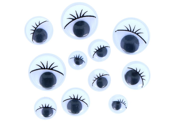 Innspiro Ojos mobiles avec cils autocollants tailles assorties 42u. Innspiro Ojos mobiles avec cils autocollants tailles assorties 42u.