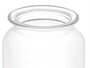 Vivalto Pot Rond Lisse avec Couvercle en Verre 600 ml 11 x 15 x 11 cm Transparent (Set de 12)