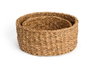 Giftdecor Set de 2 paniers ronds en algue marine 25 cm marron (Set de 8)