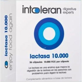 Intoleran Lactasa 10.000 36Cap. Complément alimentaire lactase pour intolérance au lactose