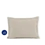 Lovely Home Lot de 2 taies d'oreiller - 50 x 70 cm - Beige clair