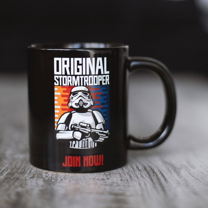 Thumbs Up Mug Original Stormtrooper Black Join Now Edition