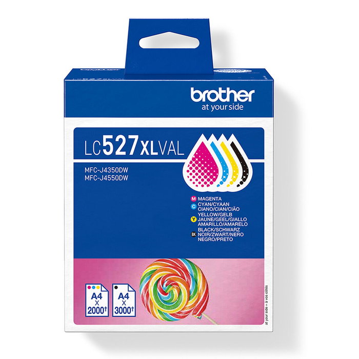 Brother LC-527 XL Value Pack C/M/Y/BK Brother LC-527 XL Value Pack C/M/Y/BK