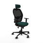Piqueras y Crespo Chaise de Bureau 1D036N2 Vert
