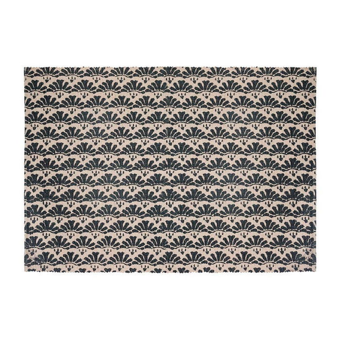 Tapis Atmosphera Noir Beige Coton Multicouleur 60 x 90 cm