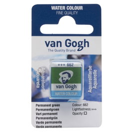 Van Gogh Aquarelle Pastille Vert Permanent 662