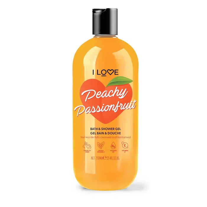 I Love Gel Douche Hydratant Peachy Passionfruit 750 ml I Love Gel Douche Hydratant Peachy Passionfruit 750 ml