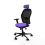 Piqueras y Crespo Chaise de Bureau avec Appui-tête 2D036N2 Lila