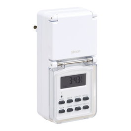 Simon AF711201 Programmateur numérique hebdomadaire pour extérieur