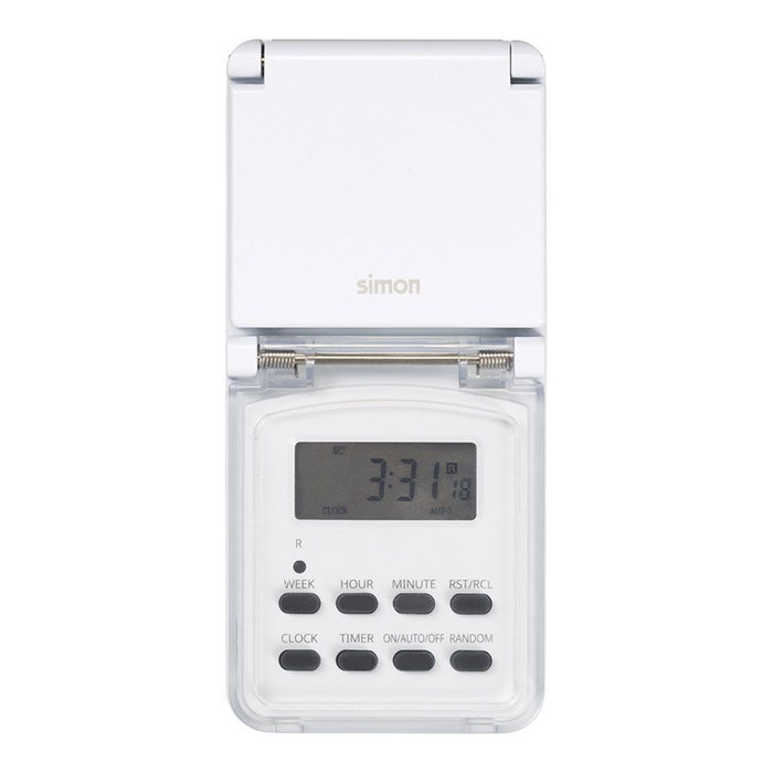 Simon AF711201 Programmateur numérique hebdomadaire pour extérieur Simon AF711201 Programmateur numérique hebdomadaire pour extérieur