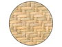 KIPIT Panier de rangement pour garde-robe Madera-Blanco