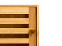 Berilo Meuble avec Porte et 3 Étagères en Bambou 34x100x33 cm