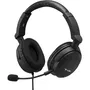 The G-Lab - Casque Gamer Korp Carbon avec Micro Détachable - Noir - 220g - Compatible PC, PlayStation, Xbox