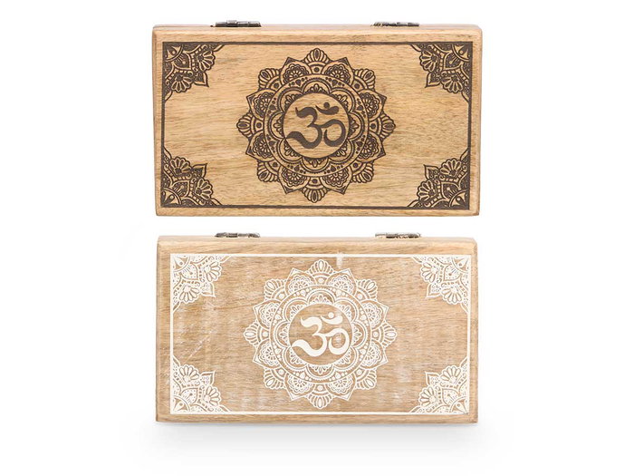 GIFTDECOR Boîte rectangulaire petite, Blanc-Naturel GIFTDECOR Boîte rectangulaire petite, Blanc-Naturel